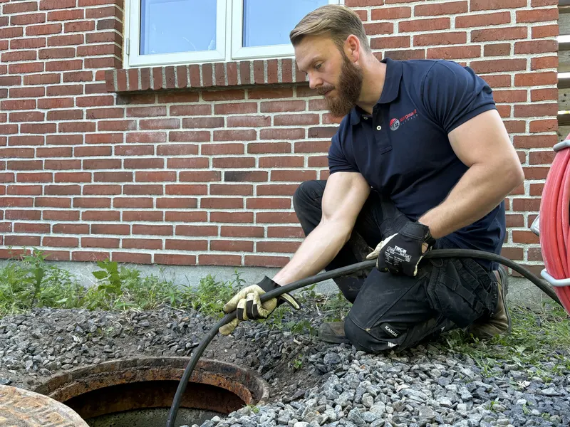 Kloakrens og kamerainspektion i Helsinge